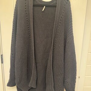 Free People Women's Black Cardigan